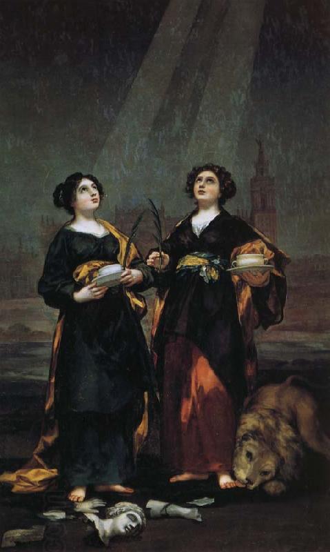 Francisco Goya Saints Justa and Rufina China oil painting art